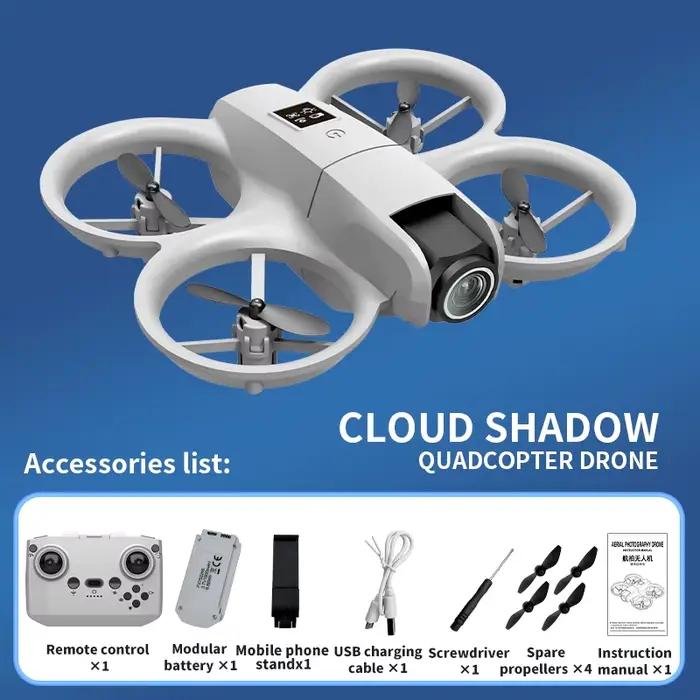 Nouveau H135 Mini Drone WIFI FPV vol stationnaire professionnel 4K caméra poche lumières colorées Dr