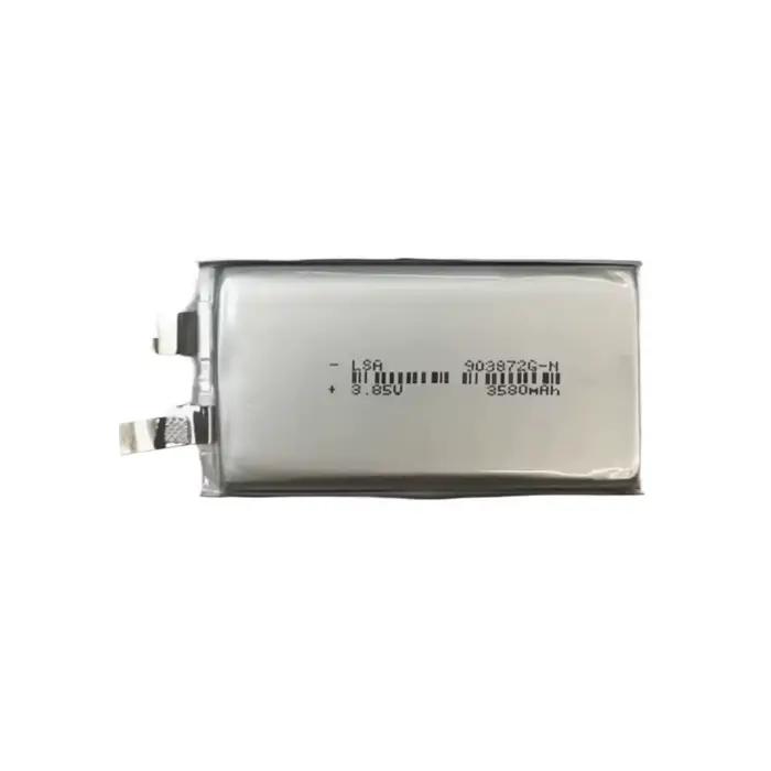 Batterie intégrée adaptée au importateur Hubsan ZISA 2 +, 903872, 3580, 933872, 3850mAh, 10C, 3.85V