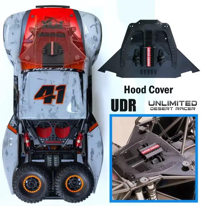 Couverture de capot de camion Trophy Truck pour RC 1/7 Traxxas UDR Unlimited Desert Racer