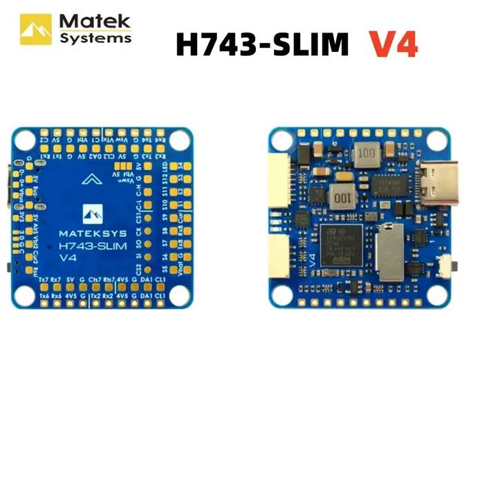 Matek Mateksys H743 SLIM V4 contrôleur de vol avec OSD MicroSD intégré pour modèle Multicopter de Dr