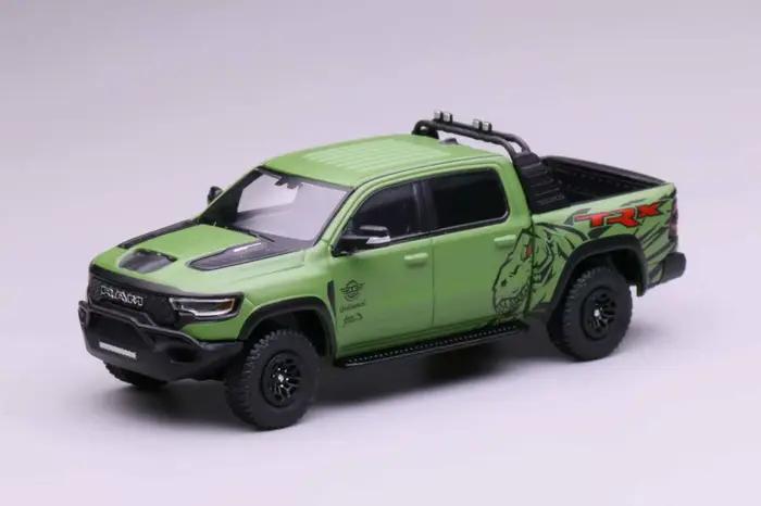 Nouveau 596 1:64 Dodge Ram TRX "Raptor Killer" - En stock, camionnette en alliage, modèle américain 