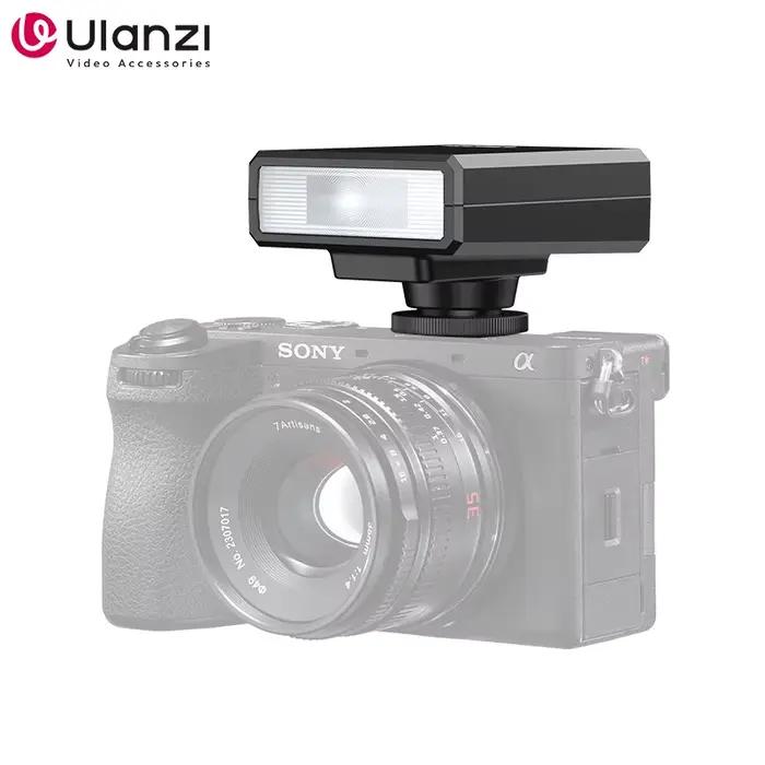 Ulanzi F12 Mini caméra Flash Speedlite GN12 6500K support de chaussure chaude Standard pour appareil