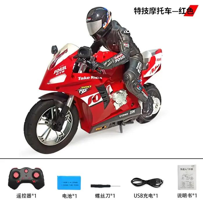 Motos RC 1:6, voitures RC électriques, haute vitesse, 4 canaux, télécommande, moto de course, voitur