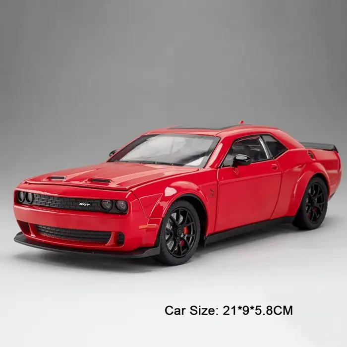 Hellcat – modèle de voiture de Police 1:24, jouets en alliage moulé sous pression, voitures de sport