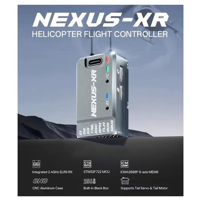 【Exclusif!】 Hélicoptère NEXUS-XR 6 axes MEMS intégré ICM42688P 2.4Ghz ELRS RX pour contrôleur de vol