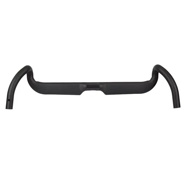 Guidon de vélo de route en gravier de carbone, câblage entièrement caché, ultraléger mat, grande bar