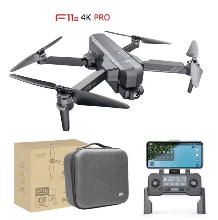 Drone SJRC F11S 4K Pro+ avec caméra GPS WIFI FPV, quadricoptère sans balais pliable, drone RC pour a