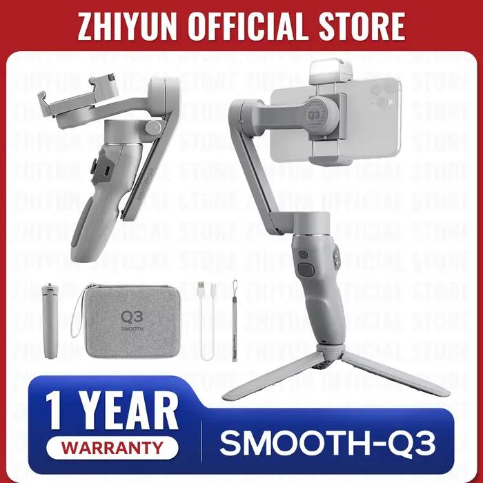 ZHIYUN SMOOTH Q3 cardan officiel lisse Q3 pour téléphone, stabilisateur de téléphone portable à 3 ax