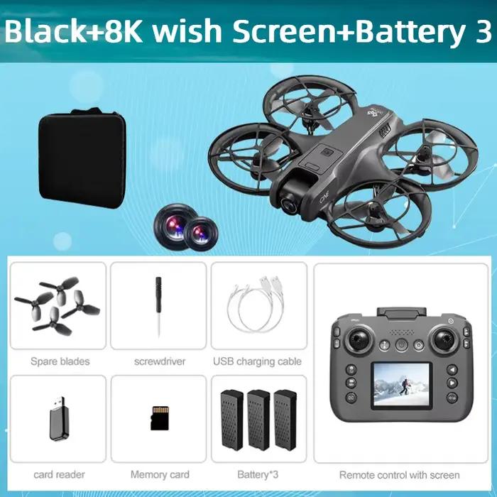 Drone professionnel 4K Lenovo V666 MINI 2026 avec WiFi 5G, évitement d'obstacles, moteur brushless, 