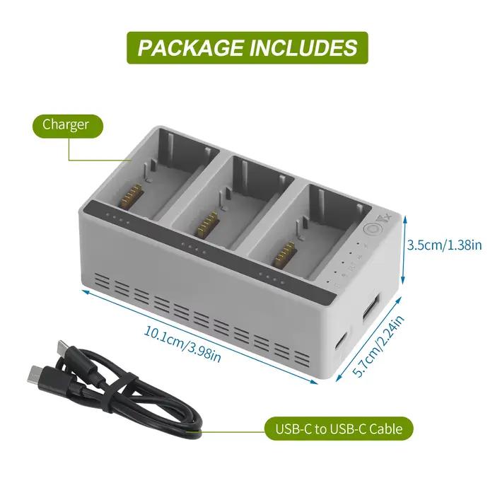 Chargeur de batterie intelligent 100W pour drone DJI Lito 1/Lito X1, accessoire de chargeur de batte