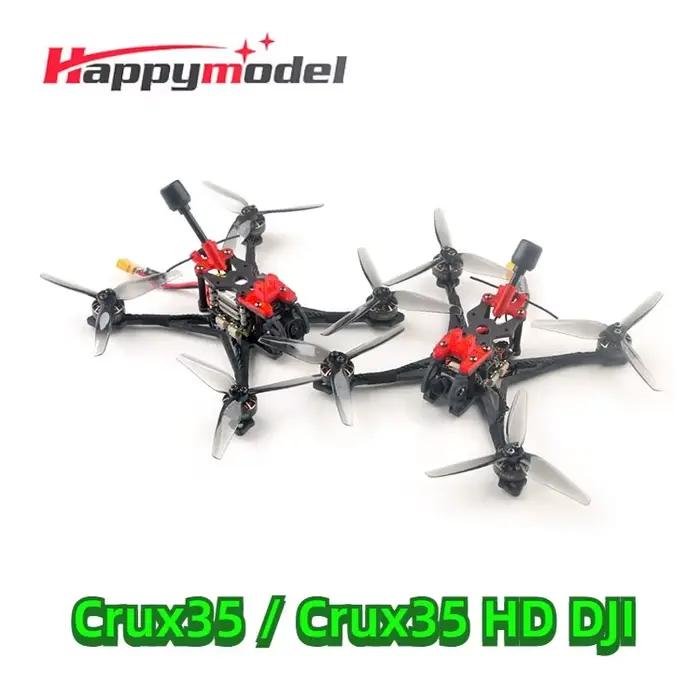 Drone RC Crux35 HD V2 Caddx avec caméra HD, personnage Nebula CrazyF411 AIO David URAT ELRS EX1404 m