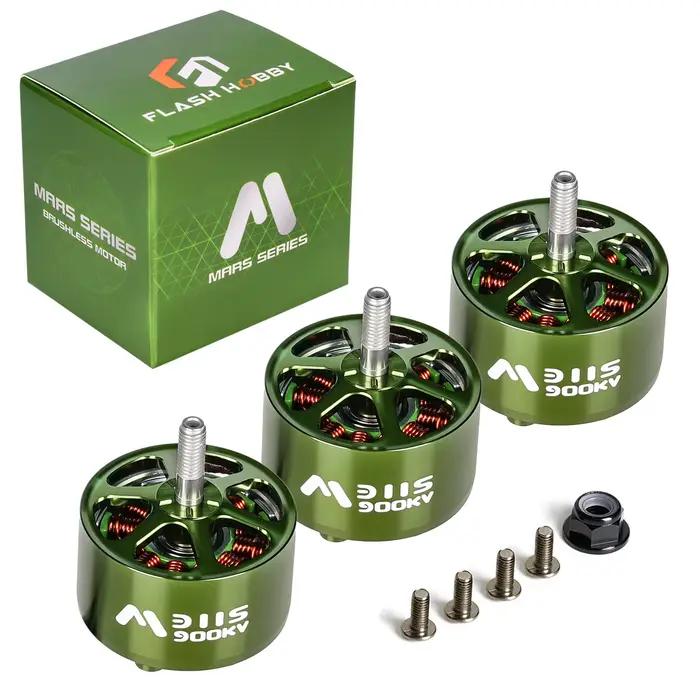 FLASHHOBBY Mars M3115 moteur sans balais 3-6S LIPO 900KV pour Drone FPV 4 pièces