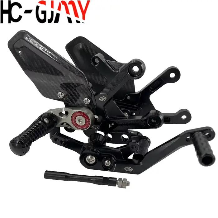 Pour Honda CBR1000RRR 2020 2021 2022 2023 Moto CNC & Fibre de Carbone Racing Repose-pieds Repose-pie