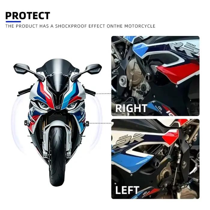Protection anti-chute V2 GB Racing pour motos S1000RR 2015-2022 – Slider de cadre et protection de carénage