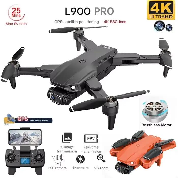 L900 Pro GPS Drone 4K professionnel HD double caméra 5G Wifi photographie sans brosse pliable quadrirotor RC Distance 1.2KM Drones jouet