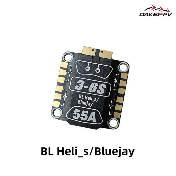 Contrôleur de vitesse électronique (ESC) métallique DAKEFPV BLHeli_S/Bluejay 3-6/3-8S 55A/60A/70A pour drones - Accessoires de drone d'usine
