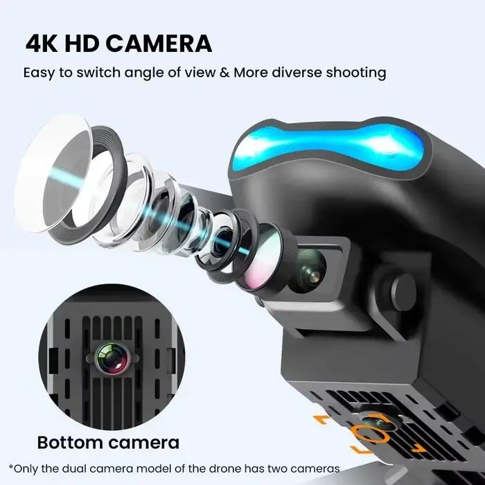 Drone de photographie aérienne professionnel E99Pro HD 4K avec double caméra WIFI FPV