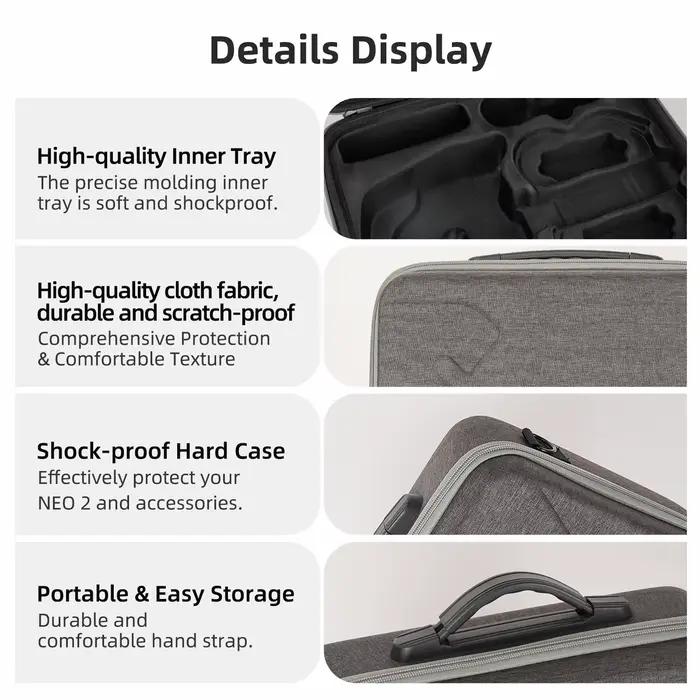 Étui de voyage Portable pour Drone DJI Neo 2 Motion Fly More Combo