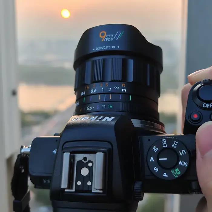 Objectif d'appareil photo ultra grand angle AstrHori 9 mm F2.8 APS-C pour la photographie de rue avec Sony E Nikon Z Canon RF Fujifilm X M43