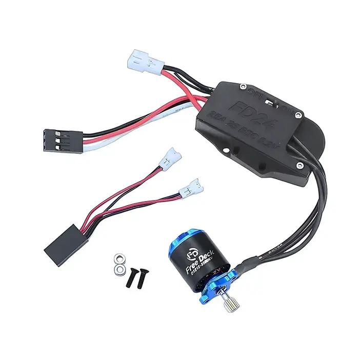 Contrôleur électronique de vitesse (ESC) embarqué SCX30 FD24 pour voiture RC Crawler 1/30 1/24 Axial
