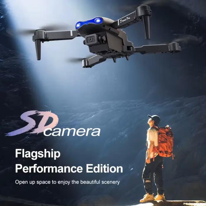 Nouveau Drone à distance avec écran 2026 E99 | Double caméra HD FPV en temps réel | Cadeau de festival photo de