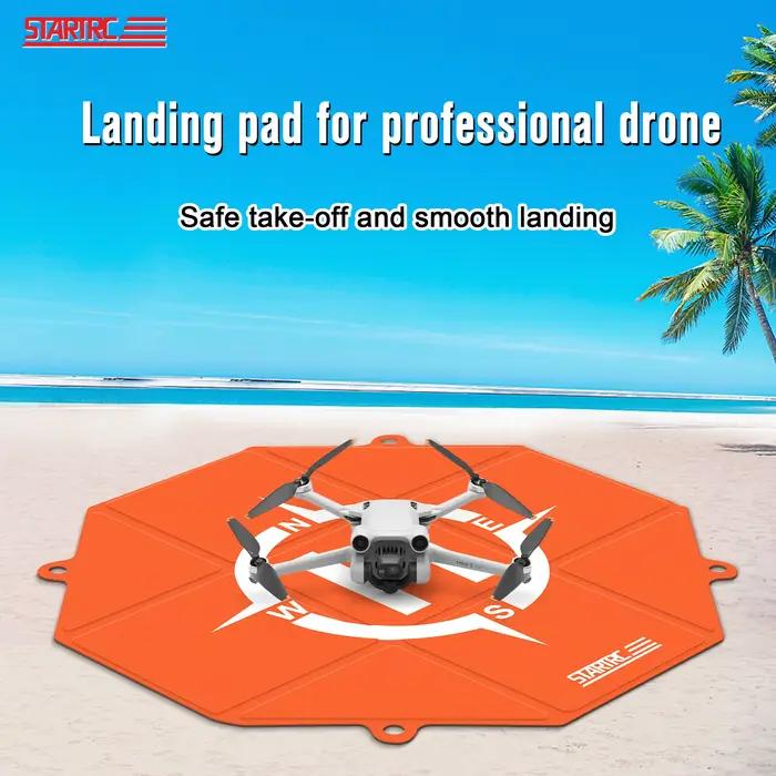 Plateforme d'atterrissage universelle pour drone DJI NEO/Air 3/Mavic 3 Pro/Mini 3 2/Air 2S/FPV Avata 2, en cuir PU, pliable rapidement, 20 pouces