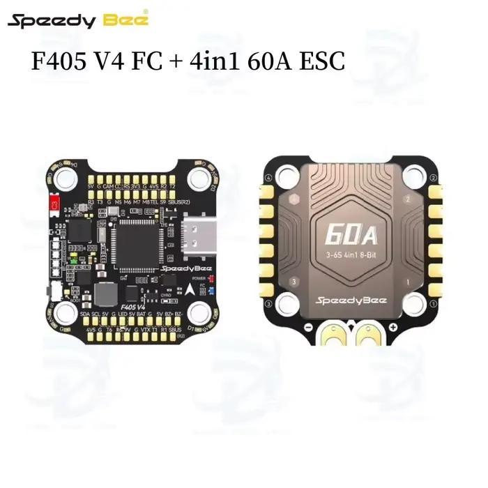 En STOCK Speedybee F4V4-55-STACK 3-6S 30*30mm pile BMI270 contrôleur de vol 55A 4in1 ESC pour Drones Freestyle FPV pièces de bricolage