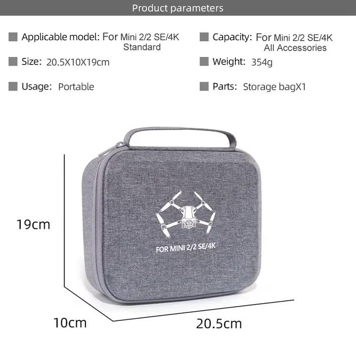 Mallette de transport DJI Mini 4k étanche pour drone protection sac de voyage drone accessoires batterie chargeur pour DJI Mini 2 2SE 4K