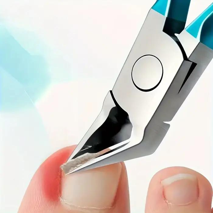 Coupe-ongles incarnés à lame droite, 1 pièce, pour ongles épais pour personnes âgées, coupe-ongles en acier inoxydable