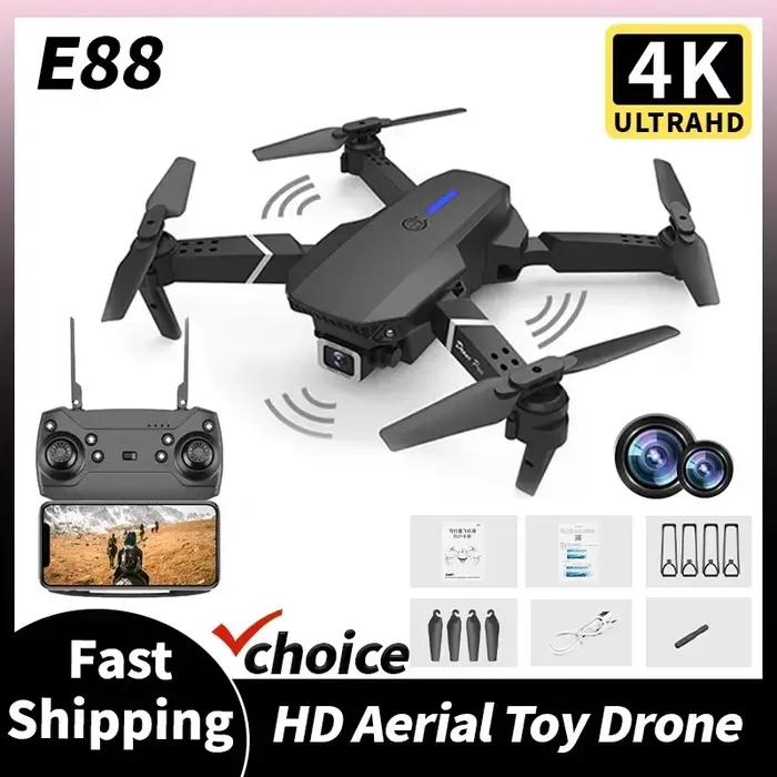 Nouveau drone RC E88 Pro 4K 1080P avec double caméra HD grand angle