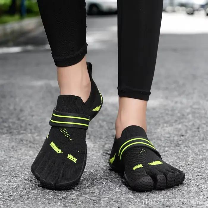 Chaussures à cinq orteils pour hommes et femmes, chaussures de randonnée professionnelles, chaussures de yoga d'intérieur, chaussures de fitness antidérapantes de style pieds nus pour hommes, chaussur