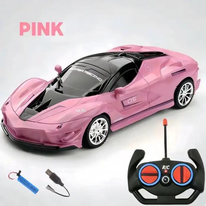 Voiture de sport RC haute vitesse 1:20 avec lumières LED