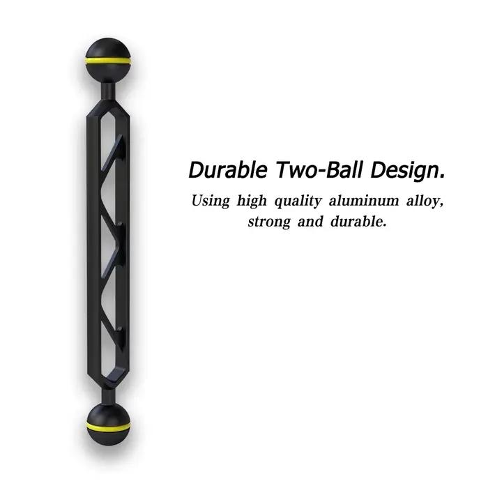 Accessoire de plongée système d'éclairage bras à rotule réglable aluminium Seafrogs pour caméras d'action GoPro Nikon Sony diverses occasions