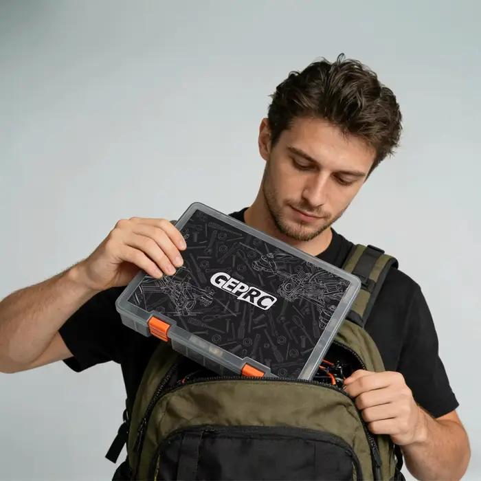 Kit de réparation multifonctionnel GEPRC FPV, avec vis/écrous/connecteurs/câbles, outils pour l'entretien des drones FPV