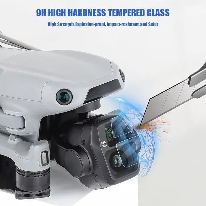 VOLODYMYR pour DJI Air 3S Film de protection d'écran trempé 9H HD Anti-rayures Anti-poussière pour accessoires de Drone DJI Air 3S