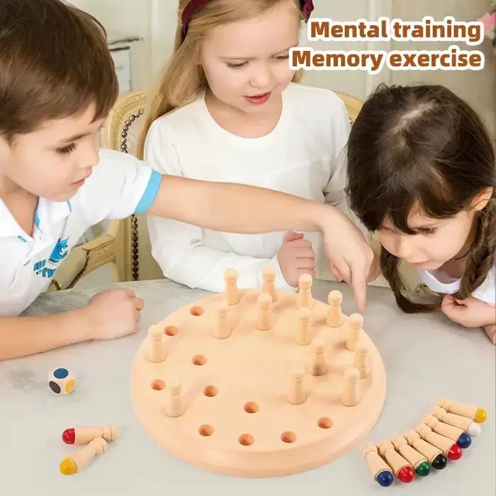 Jeu d'échecs mémoire, jouet éducatif précoce pour enfants, jeu de société de bureau parent-enfant pour garçons et filles, apprentissage en maternelle