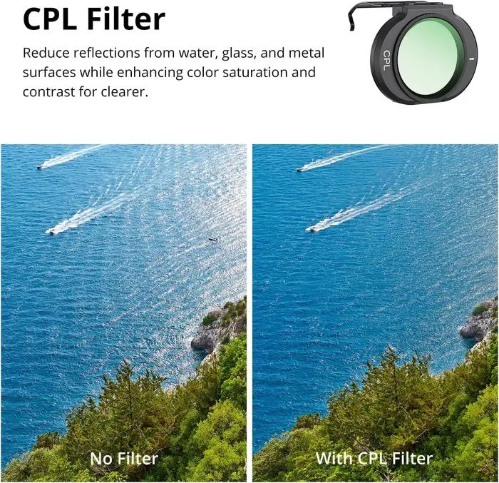 Polariseur CPL Original Potensic pour Drone Caméra ATOM 2 Seulement (Ne convient pas aux