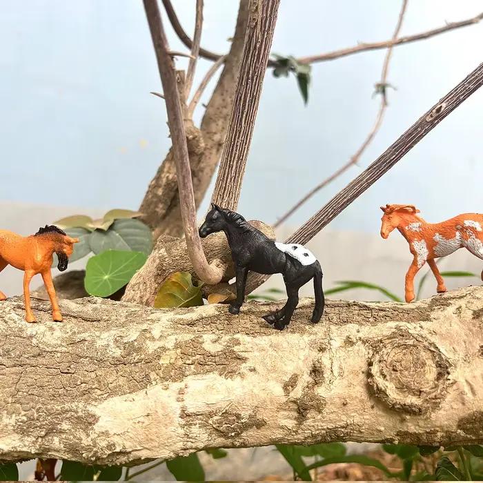 Modèle de cheval Ranch, jouet modèle de cheval réaliste, modèle de cheval simulé, adapté aux scènes de table de ferme et d'équitation, ferme et