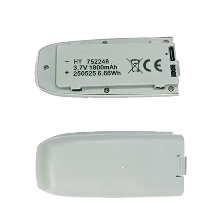 Batterie 3.7V 1800mAh pour Drone T21P RC Quadrirotor Compatible LSRC Accessoire de Remplacement Haute Capacité Sécurité et Fiabilité Pour Vols Aériens Longs Occasions Spéciales