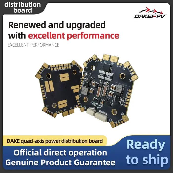 DAKEFPV PDB carte de distribution d'énergie ESC-carte d'alimentation pour avion modèle Drone