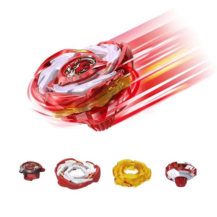 Pegasis / Pegasus Blast Version rouge CX-00 Booster de démarrage avec Ripcord et ensemble de poignée cadeau de noël Gyro Spinning jouet haut de combat