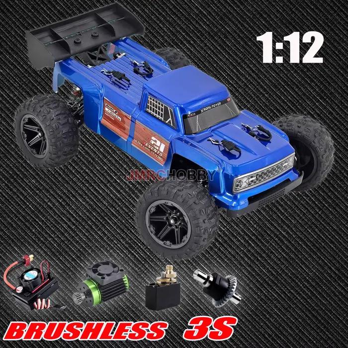 JMRC 1:12 télécommande 2.4G 90KMH Buggy et camion haute vitesse 2 en 1 avec châssis en métal
