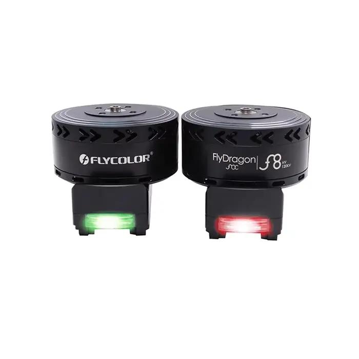 Flycolor FOC F8 5-12S moteur de puissance haute poussée ESC 3095 hélice pliante 35/40mm Tube en carbone charge utile Drone agricole UAV