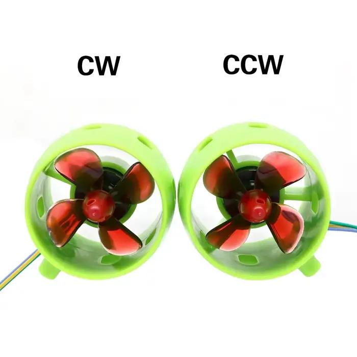 Moteur de propulseur sous-marin à 4 pales CW/CCW