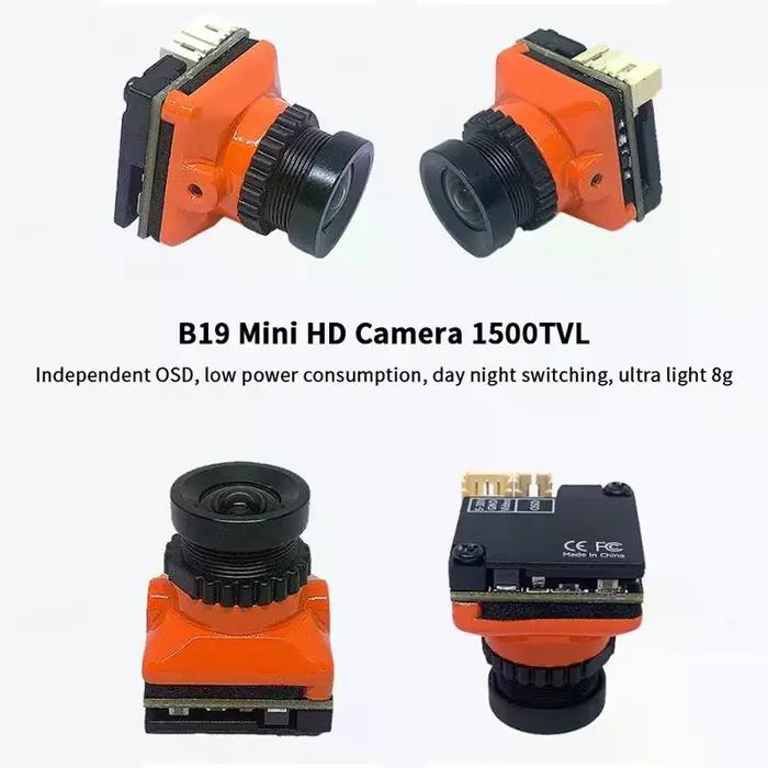 Caméra drone de course FPV - B19 Mini CMOS 1500TVL avec objectif 2