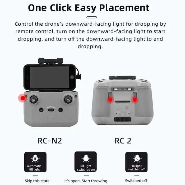 Lanceur de livraison de cadeaux aériens romantique pour DJI Mini 4 Pro-accessoire de drone pour bague de proposition et cadeau de célébration