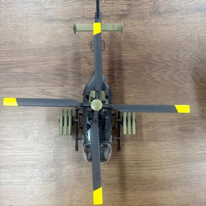 Hélicoptère RC ERA C180 BO105 1:25 6CH Brushless 3D Stunt à hélice unique sans aileron avec positionnement par flux optique Jouets aériens