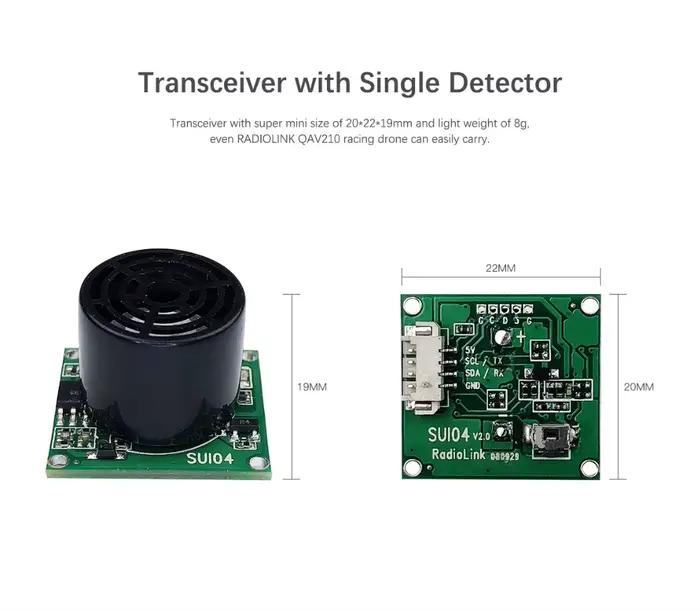 SU04 SUI04 capteur de Drone Module sonar à ultrasons évitement d'obstacles autonome pour contrôleur de vol PIXHAWK MINI