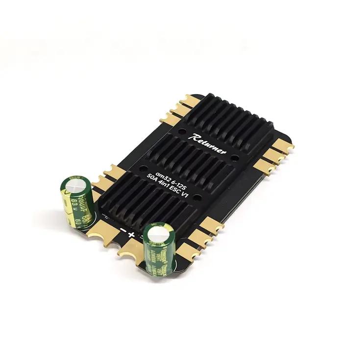 Contrôleur électronique de vitesse (ESC) 4-en-1 Returner 6-12S 32 bits 50A V1 pour drone de survol