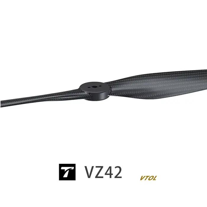 Hélice VZ42 T-MOTOR verticale/à aile fixe UAV en Fiber de carbone/paire de pièces de Drone couramment